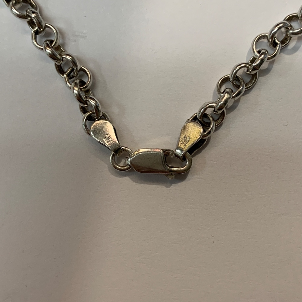 Sterling Silver Rolo Chain - Picture 3 of 4